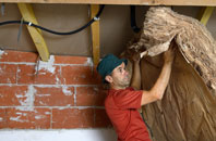 Underriver tapered roof insulation